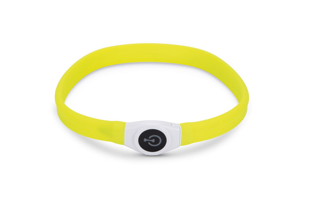 Beeztees Safety Gear Glowy USB - Lichtgevende Halsband - Hond - 25.70 cm - Geel - 21.50 cm - 4.60 cm Beeztees Safety Gear Glowy USB - Lichtgevende Halsband - Hond - 25.70 cm - Geel - 21.50 cm - 4.60 cm