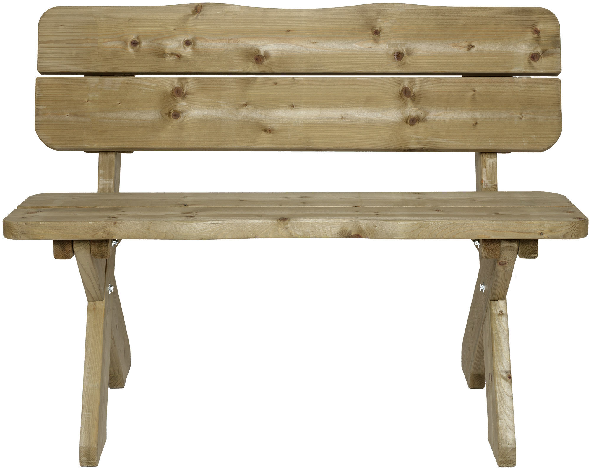 Talen Buitenmeubelen Weidebank - Tuinbank - Bruin - 120 x 91 x 62 cm