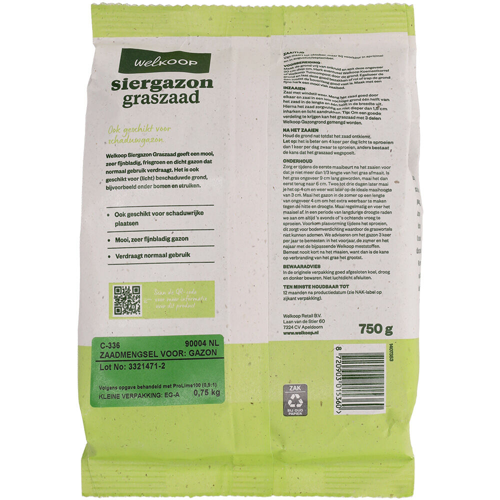 Welkoop - Siergazon Graszaad - 30 m²