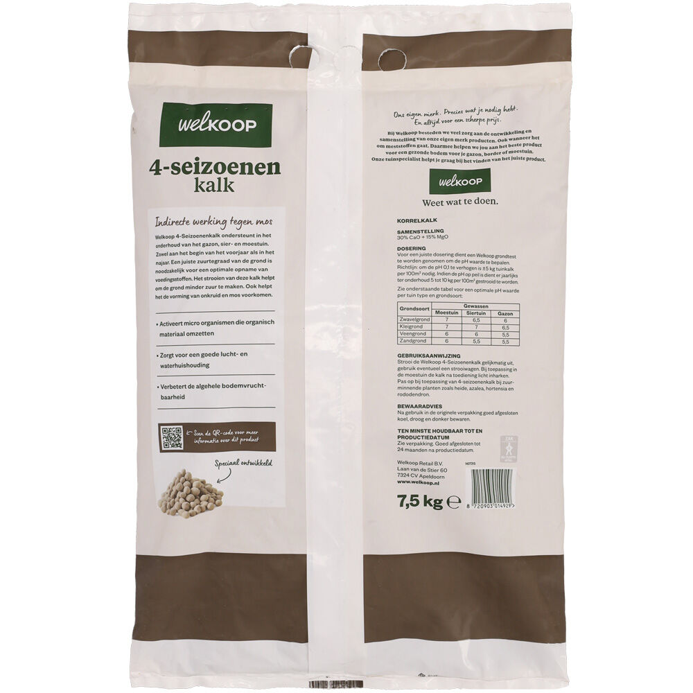 Welkoop - 4-Seizoenenkalk - 7,5 kg