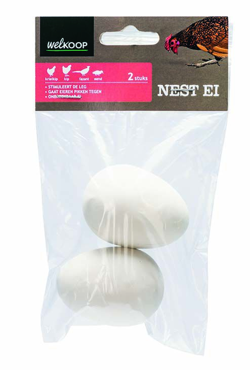 Welkoop - Nesteieren - 17.50 cm - Wit - 10.10 cm - 4.10 cm