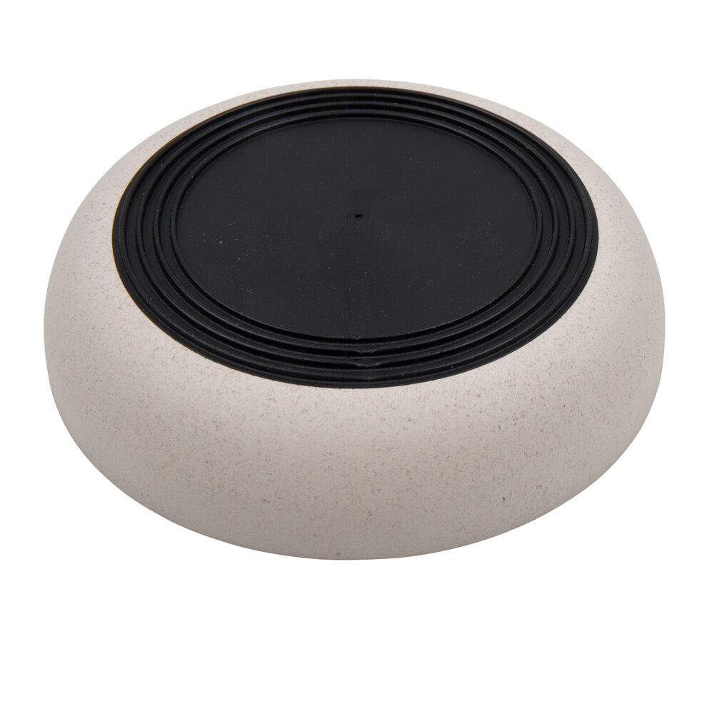District 70 Bamboo - Voerbak - 12x12x2,8cm - Beige