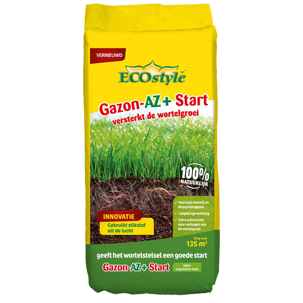 ECOstyle Gazon-AZ Start - Gazonmeststof - 135 m² - 10 kg