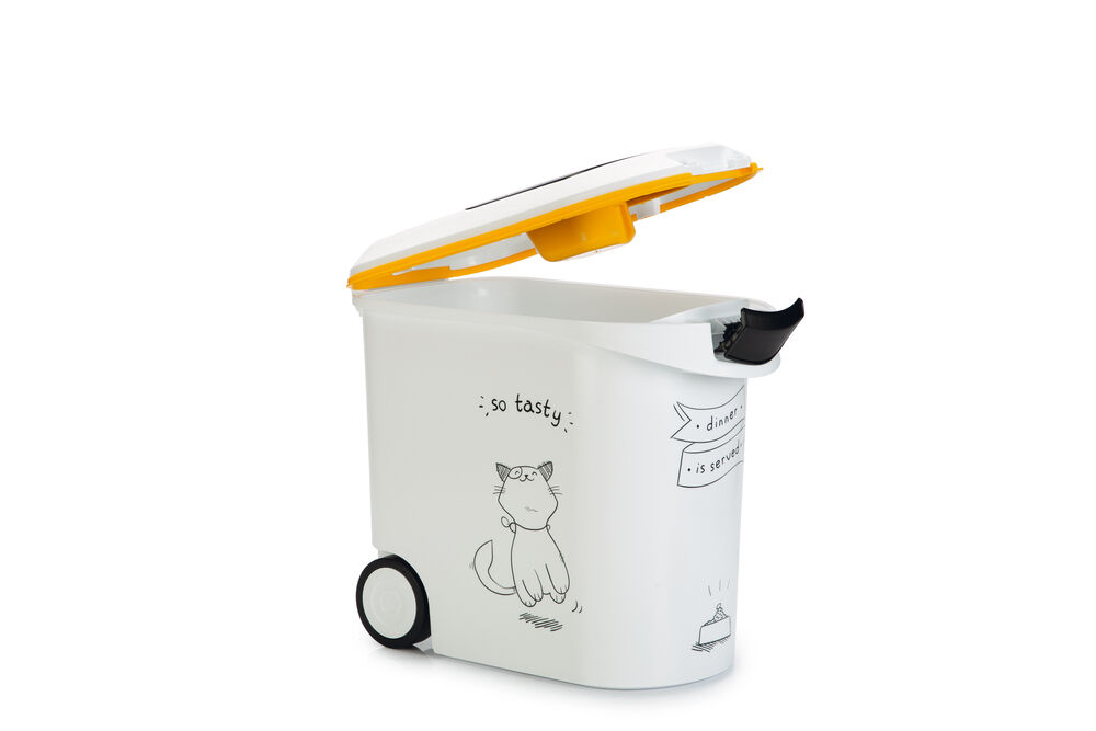 Curver Dis - Kat - Voercontainer - 35.00 l - 1.00 cm - Wit - 28.00 cm - 1.00 cm