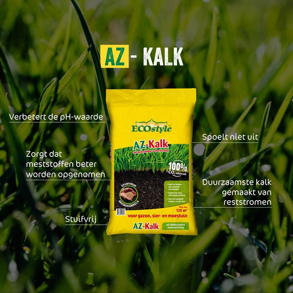 ECOstyle Gazon AZ-Kalk - 4-seizoenenkalk - 20 kg