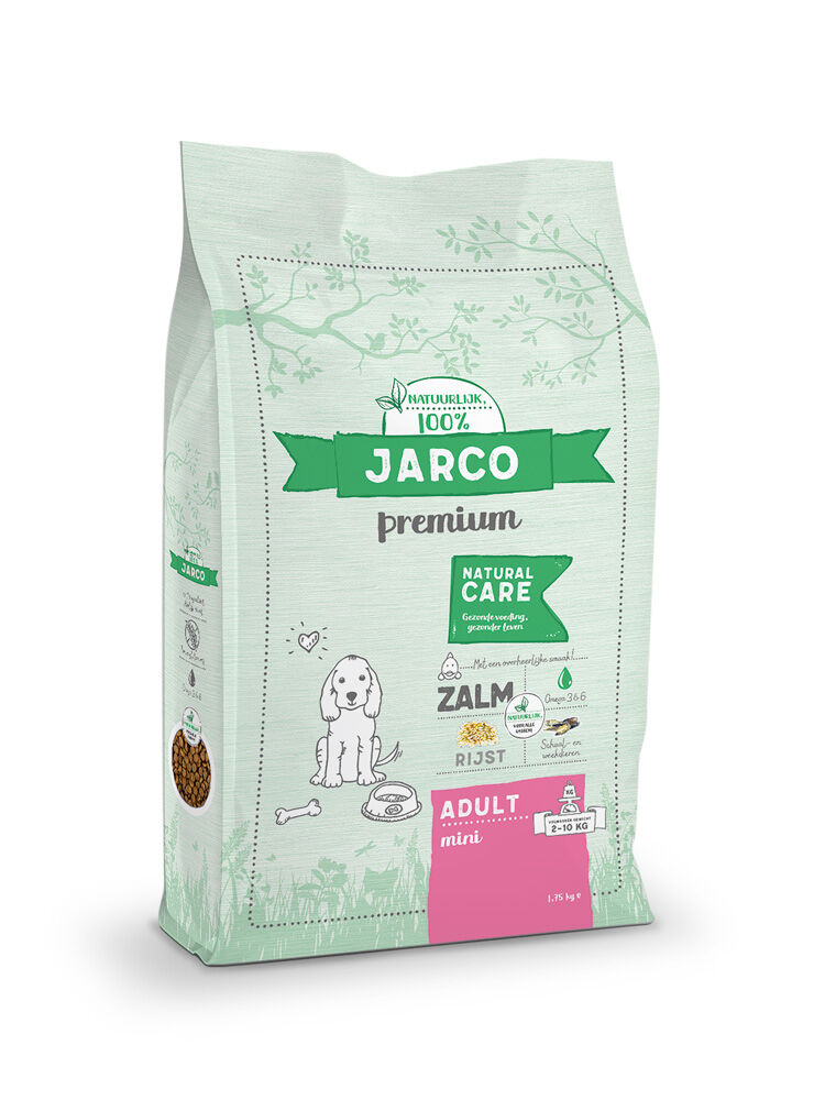 Jarco Dog Mini Adult - Hondenvoer - Zalm - 1,75 kg Jarco Dog Mini Adult - Hondenvoer - Zalm - 1,75 kg
