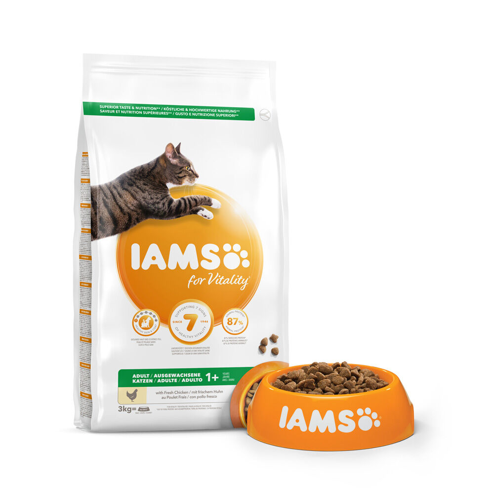 Iams Adult - Kattenvoer - Kip - 3 kg