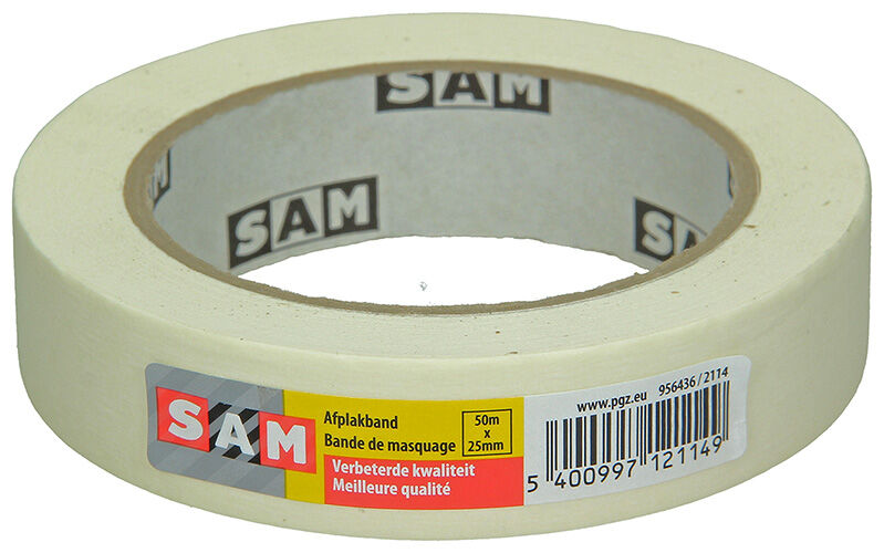 SAM 50m x 25mm - Afplaktape - 11.00 cm - 11.00 cm - 2.50 cm