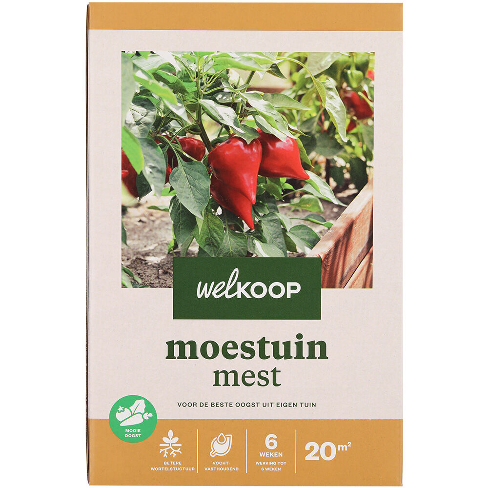 Welkoop - Moestuinmest - 40 m² - 4 kg