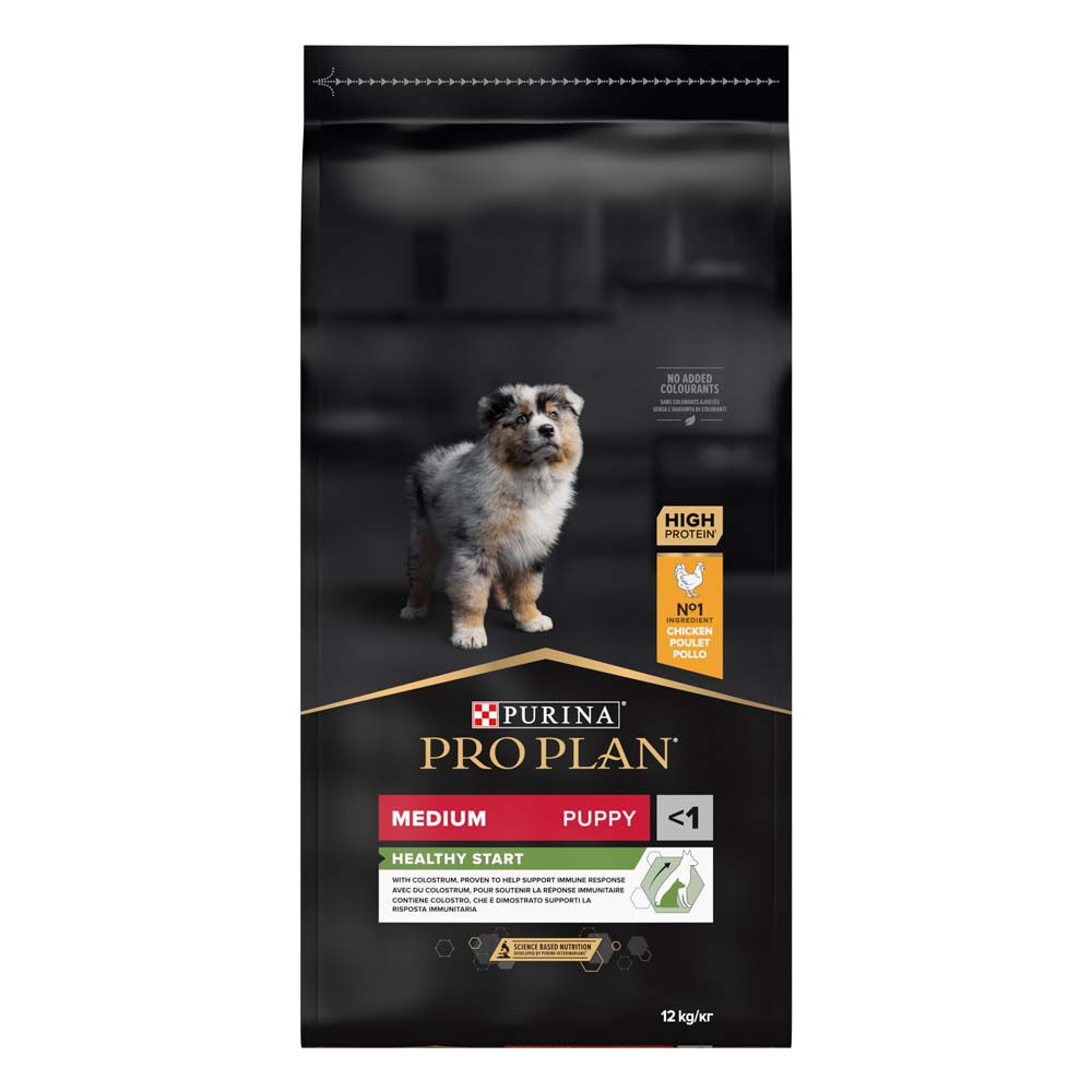 PRO PLAN Healthy Start Puppy Medium - Hondenvoer - Kip - 12 kg