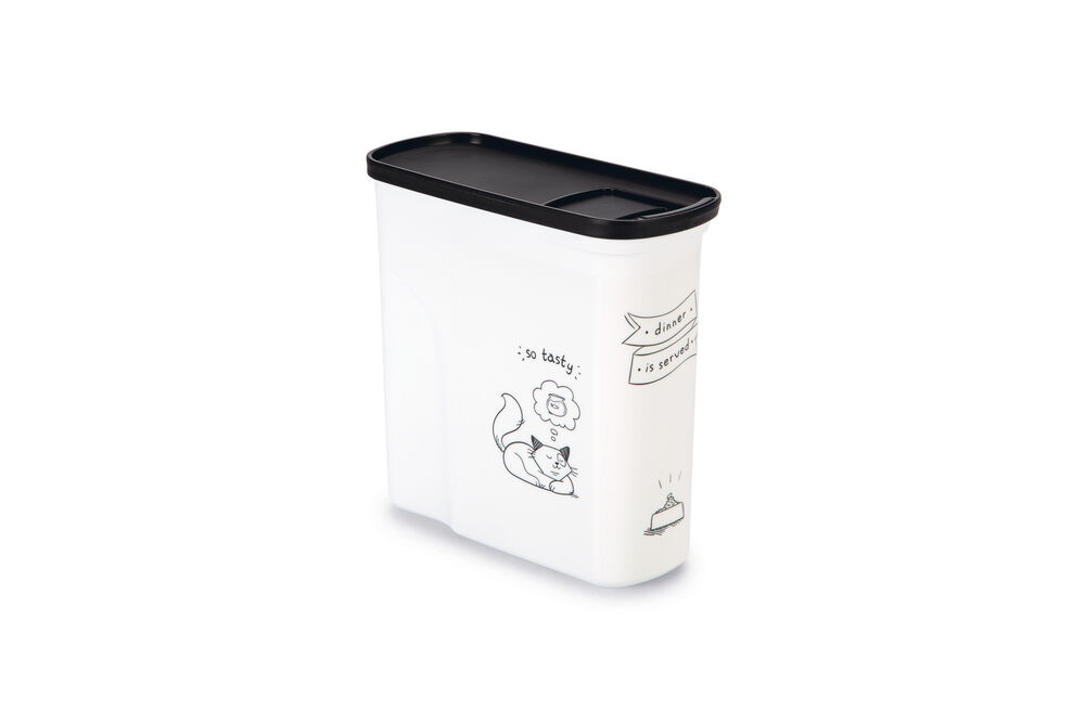 Curver Dis - Kat - Voercontainer - 2.00 l - 1.00 cm - Wit - 21.00 cm - 1.00 cm