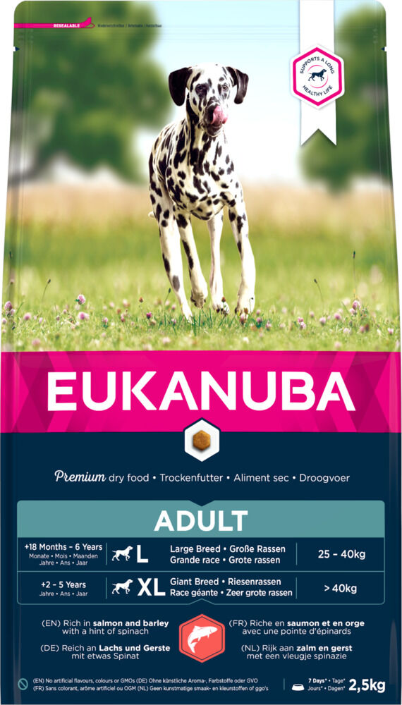 Eukanuba Adult All Breed - Hondenvoer - Zalm - 2,5 kg