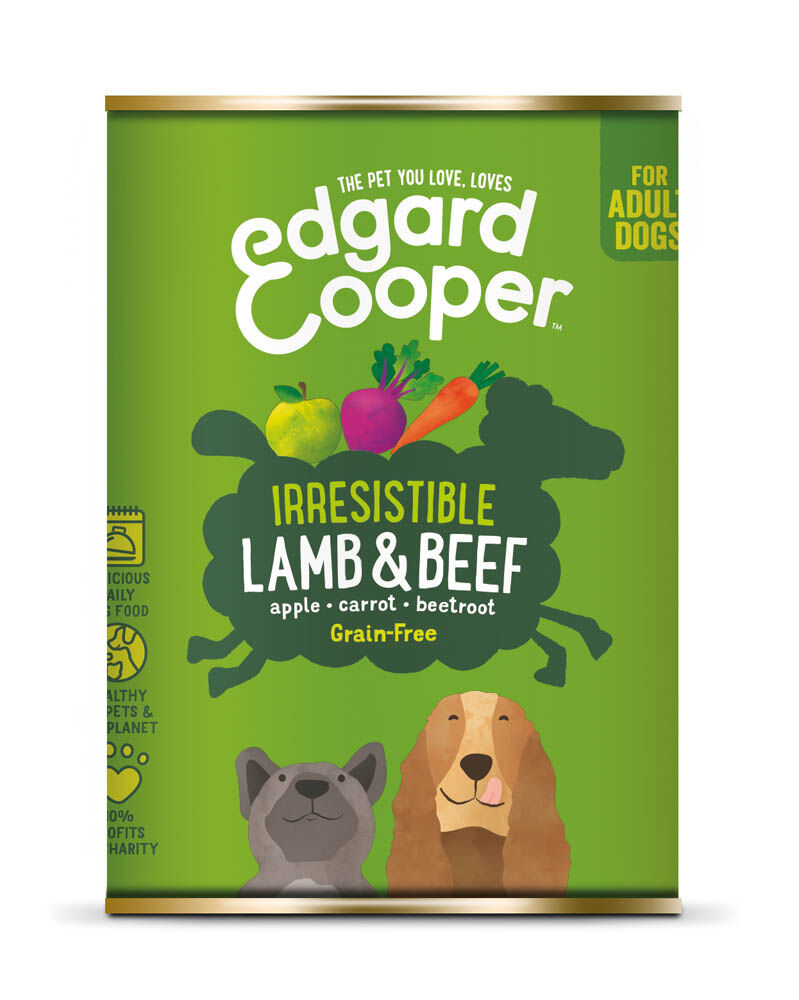 Edgard & Cooper Adult - Hondenvoer - Lam - Rund - 400 gram Edgard & Cooper Adult - Hondenvoer - Lam - Rund - 400 gram