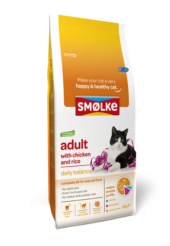 Smölke Adult - Kattenvoer - Kip - 2 kg