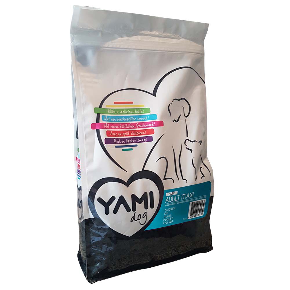 YamiPets Basic Adult Maxi - Hondenvoer - Kip - 2 kg