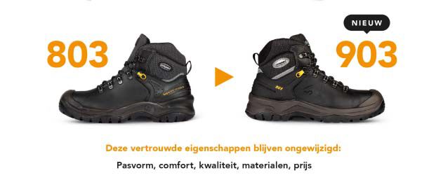 Grisport 903 - Werkschoenen - Zwart - 44 - S3
