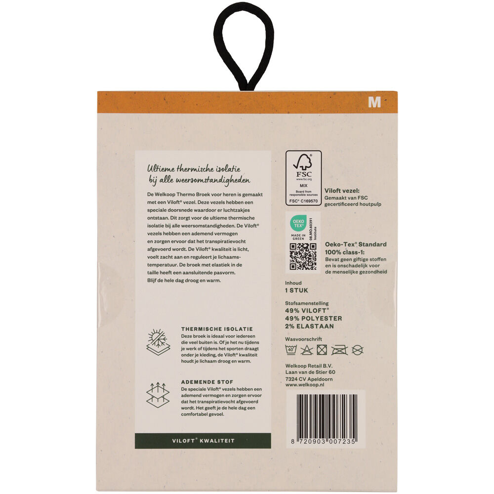 Welkoop Thermobroek - Thermolegging - Zwart - M