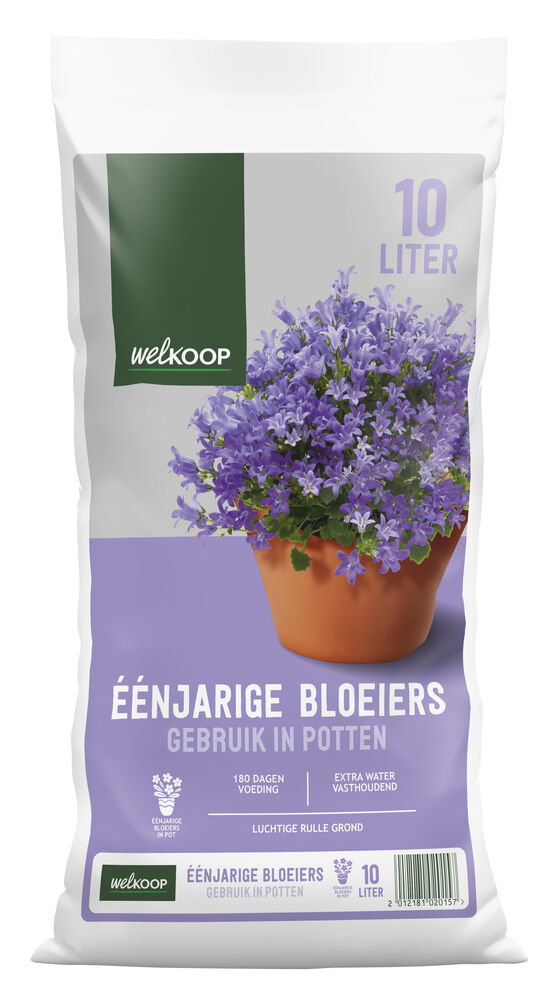 Welkoop Eenjarige bloeiers in pot - Potgrond