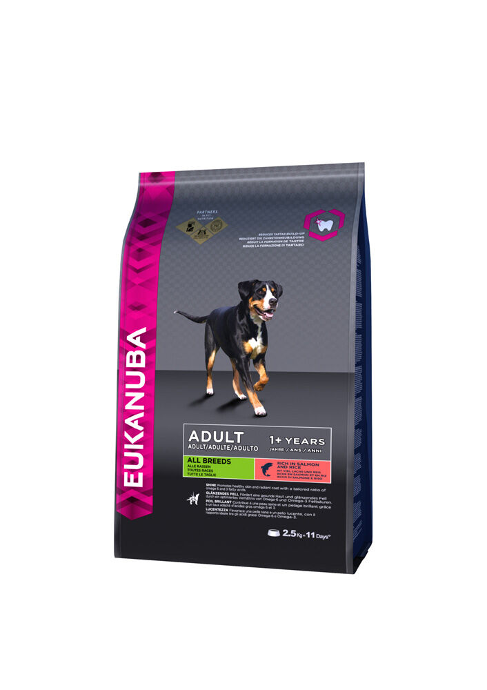 Eukanuba Adult All Breed - Hondenvoer - Zalm - 2,5 kg