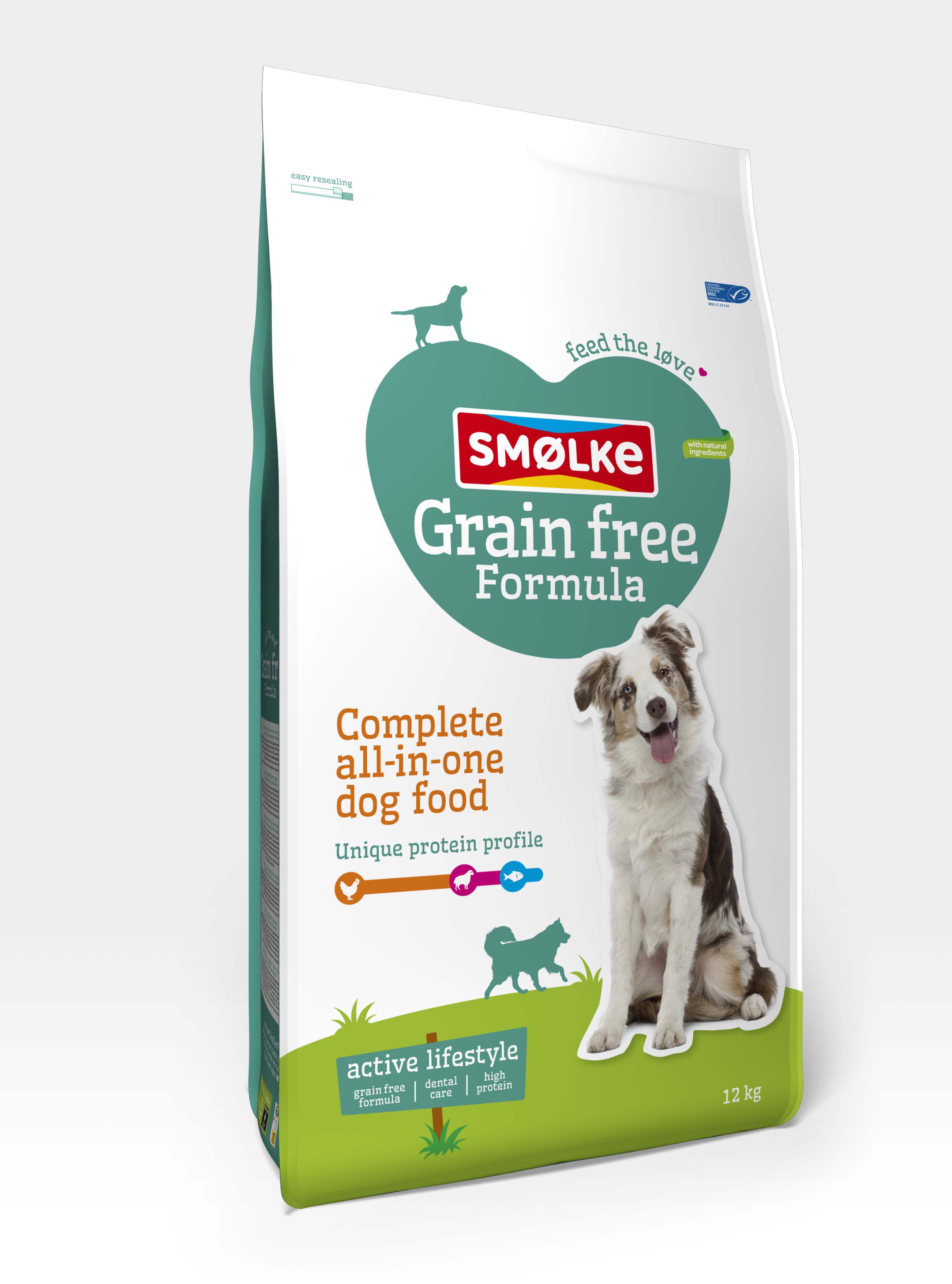 Smölke Adult Graanvrij - Hondenvoer - Kip - Lam - 12 kg