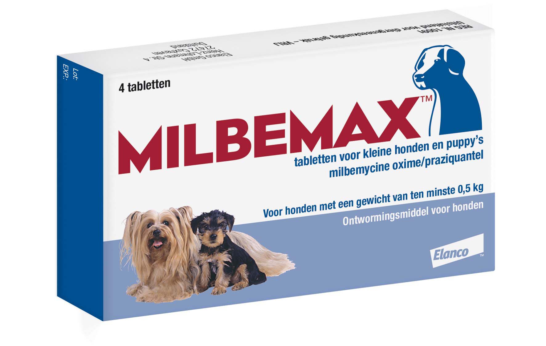 Milbemax - Ontwormen Kleine honden en puppy's