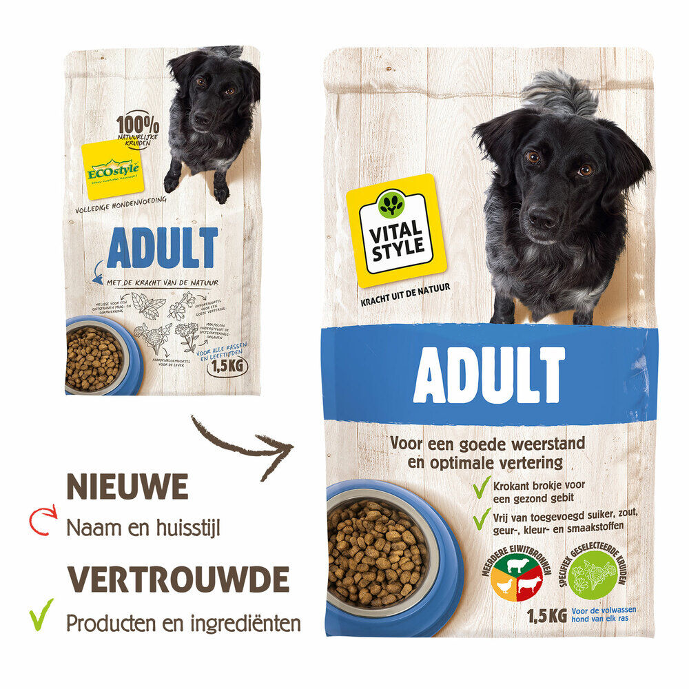 VITALstyle Adult - Hondenvoer - 1,5 kg
