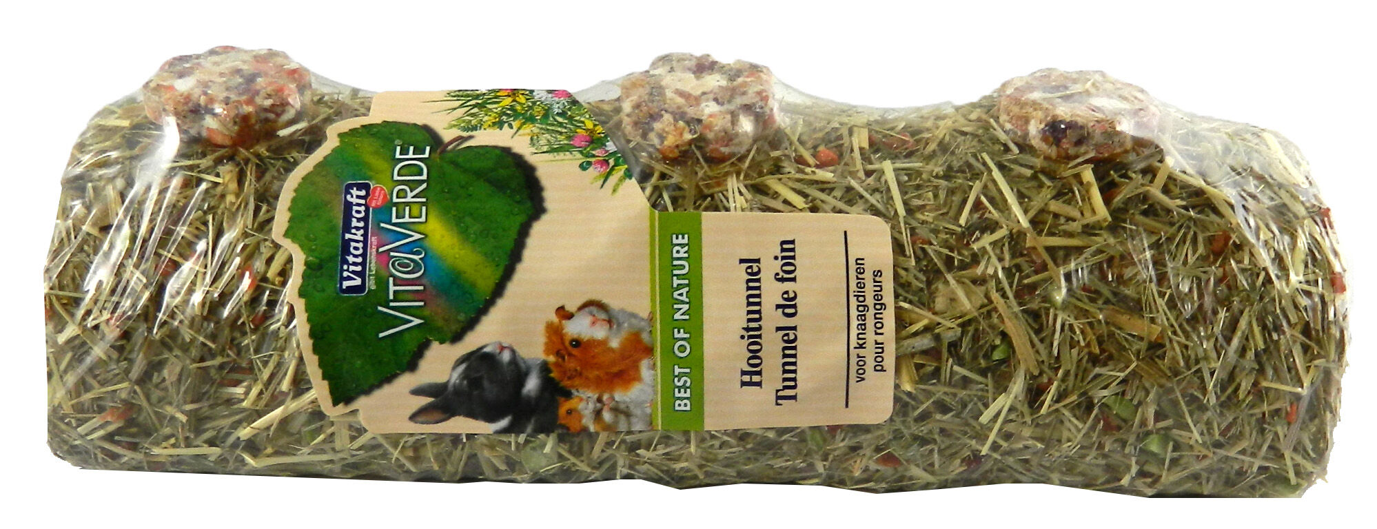 Vitakraft Vita Verde Hooi Tunnel - Knaagdiersnack - S - 1 stuk Vitakraft Vita Verde Hooi Tunnel - Knaagdiersnack - S - 1 stuk