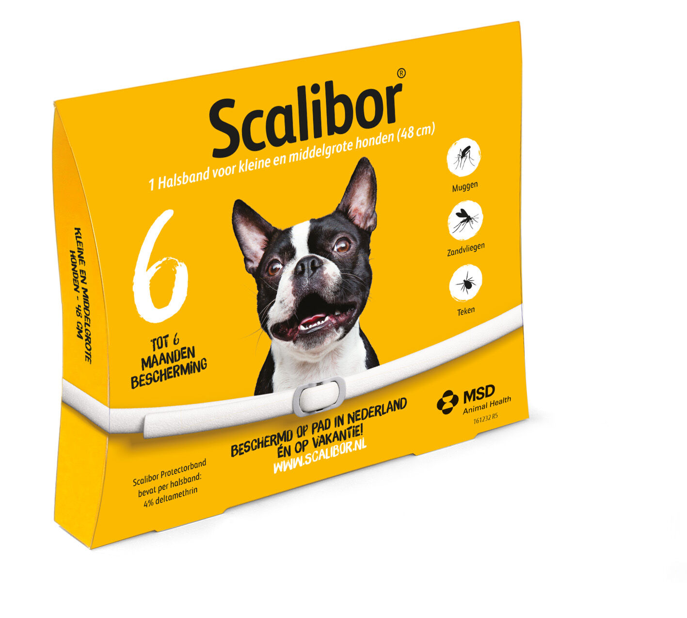 Scalibor Protectorband  - Tekenband Hond - Small-Medium - 48 cm - < 25 kg - 1 stuk