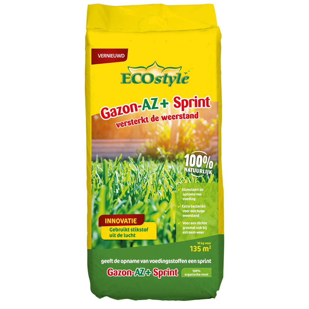 ECOstyle Gazon-AZ Sprint - Gazonmeststof - 135 m² - 10 kg
