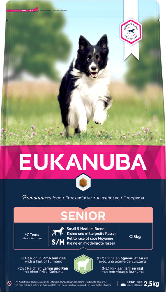 Eukanuba Dog Mature & Senior - Hondenvoer  - Lam - Rijst - 2,5 kg