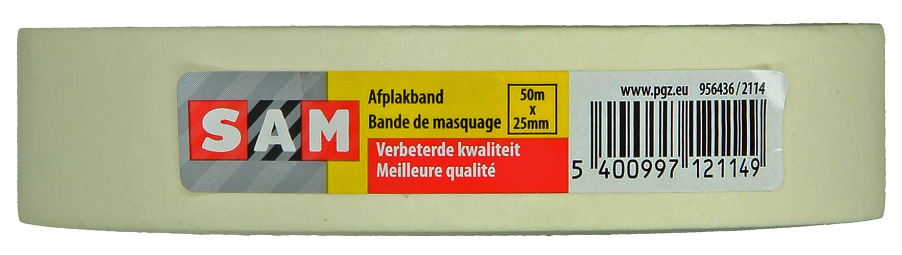 SAM 50m x 25mm - Afplaktape - 11.00 cm - 11.00 cm - 2.50 cm