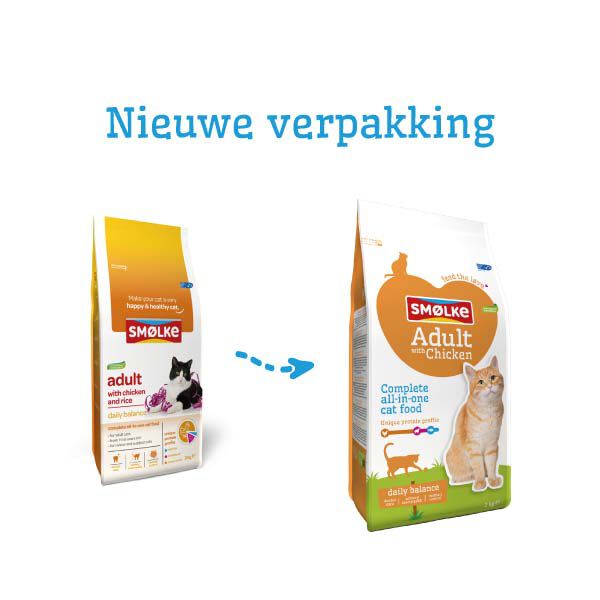 Smölke Adult - Kattenvoer - Kip - 10 kg