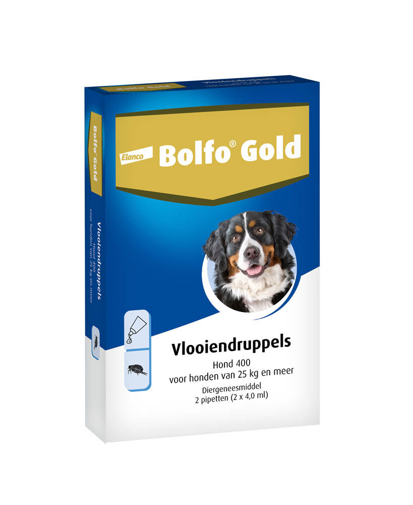 Bolfo Gold Hond 400 - Pipet - Anti vlooien Hond
