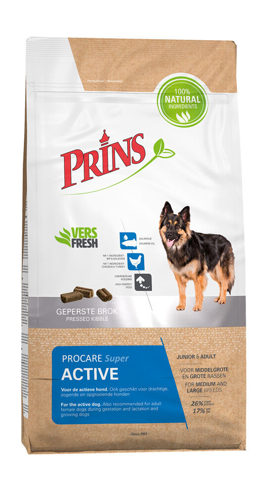 Prins ProCare Super Active - Hondenvoer - 20 kg