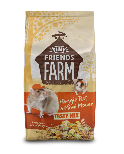 Tiny Friends Farm Reggie Rat - Rattenvoer - 850 gram