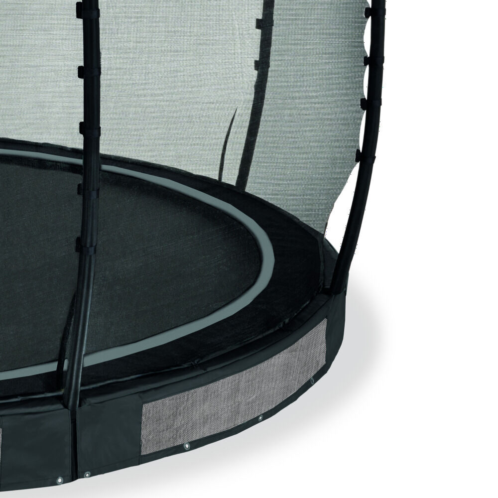 Exit Allure Classic - Inground trampoline - 1.00 cm - Zwart - 244.00 cm - 1.00 cm