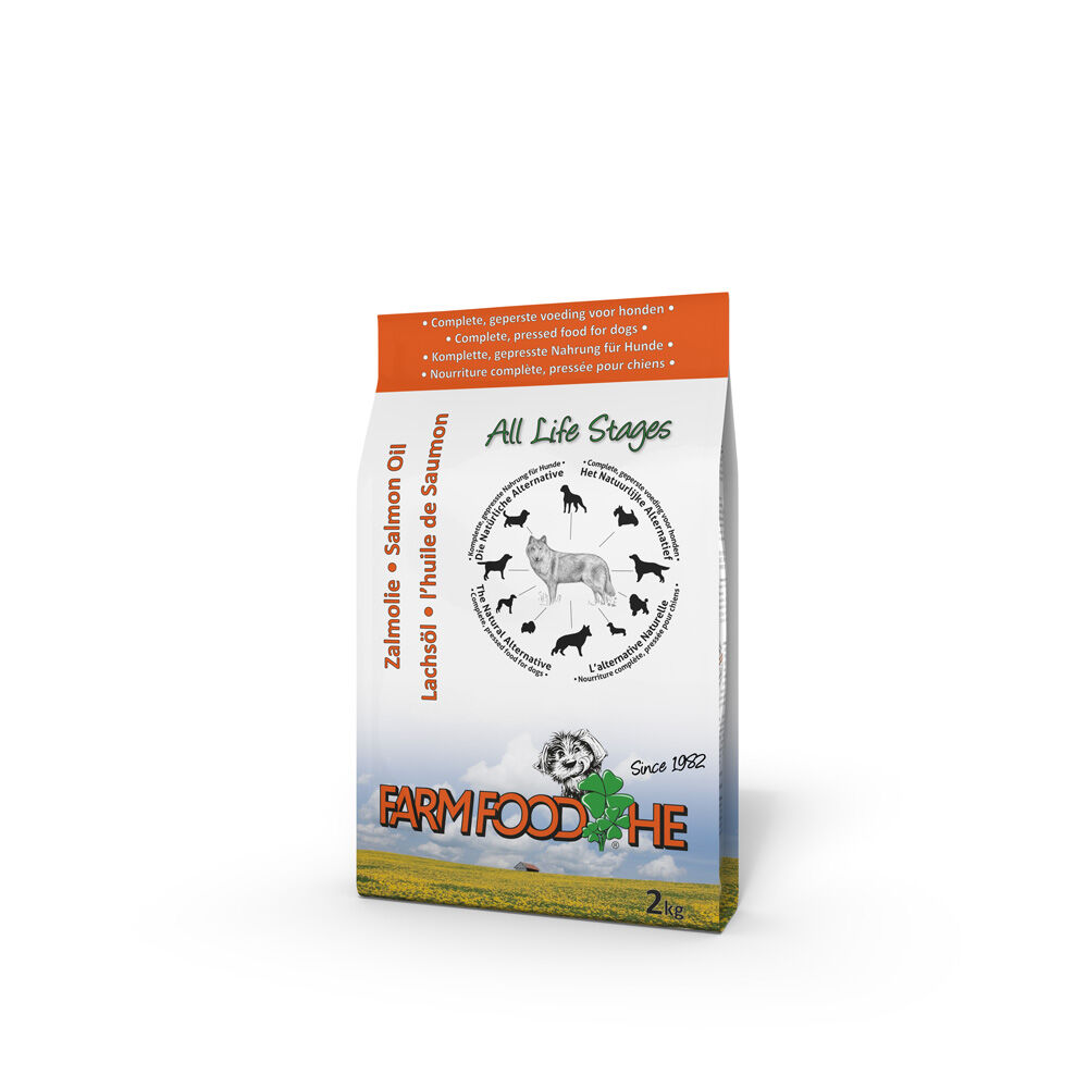 Farm Food HE Zalmolie Standaard - Hondenvoer - 2 kg