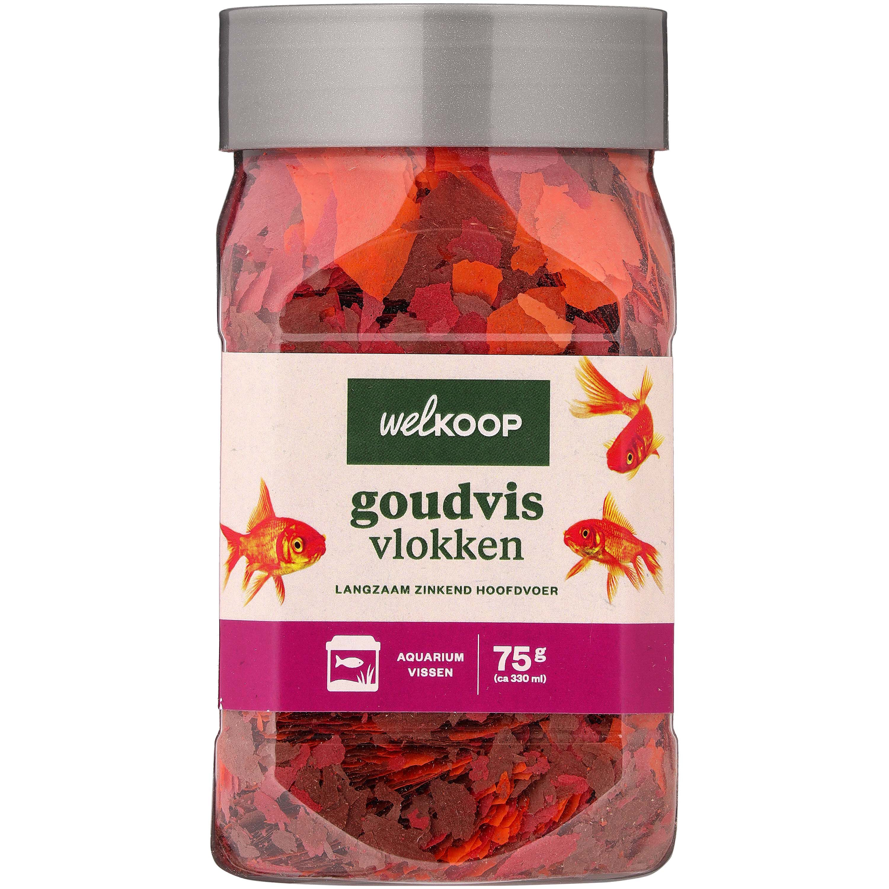Welkoop Goudvisvlokken - Aquariumvissenvoer - 12.40 cm - 330.00 - 6.90 cm - 6.90 cm