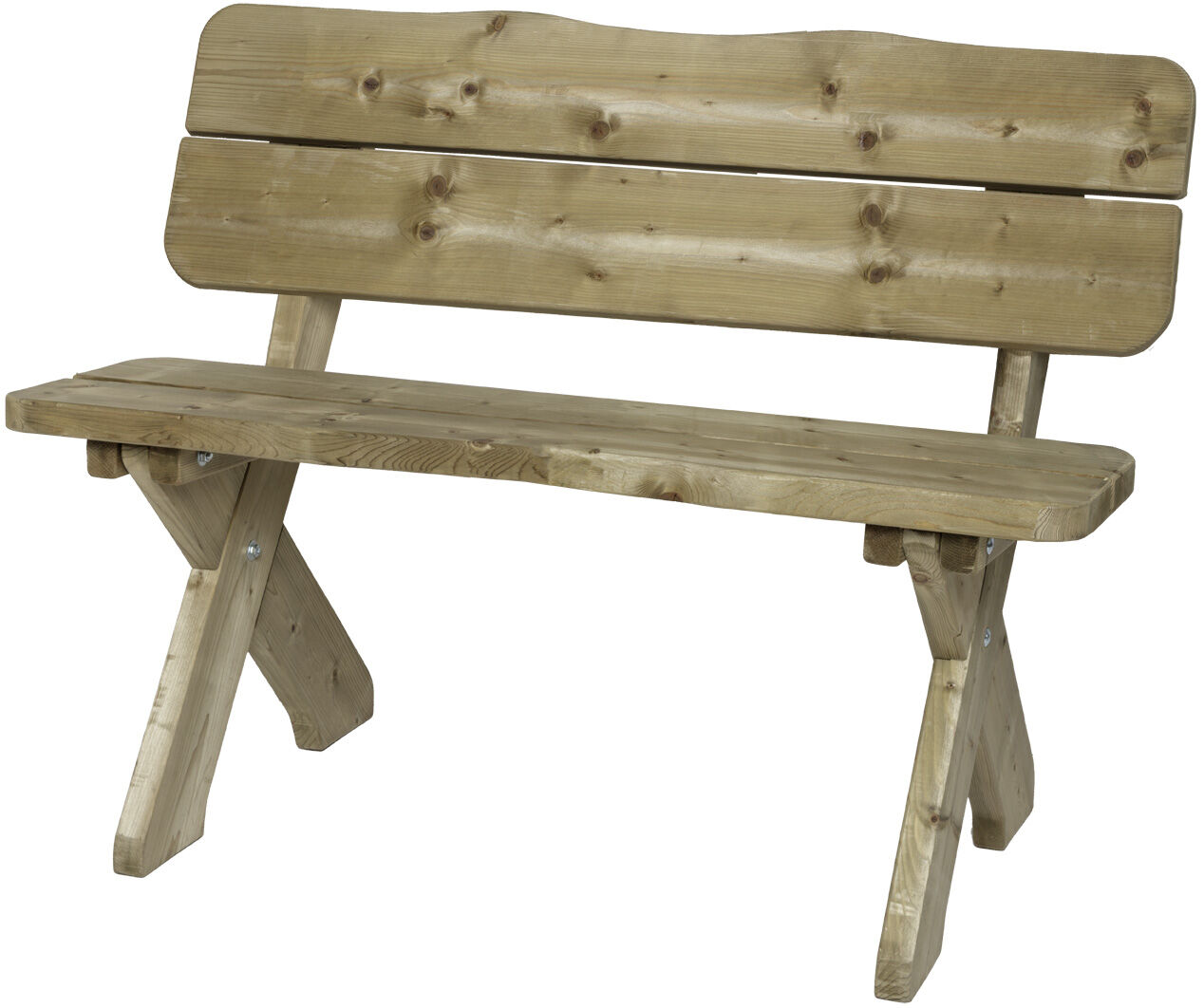Talen Buitenmeubelen Weidebank - Tuinbank - Bruin - 120 x 91 x 62 cm