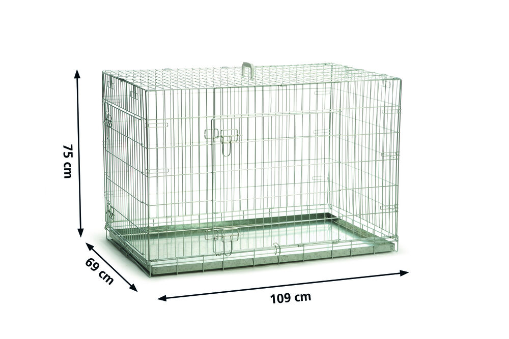 Beeztees 2-deurs - Hondenbench - 75.00 cm - null - 113.50 cm - 69.00 cm
