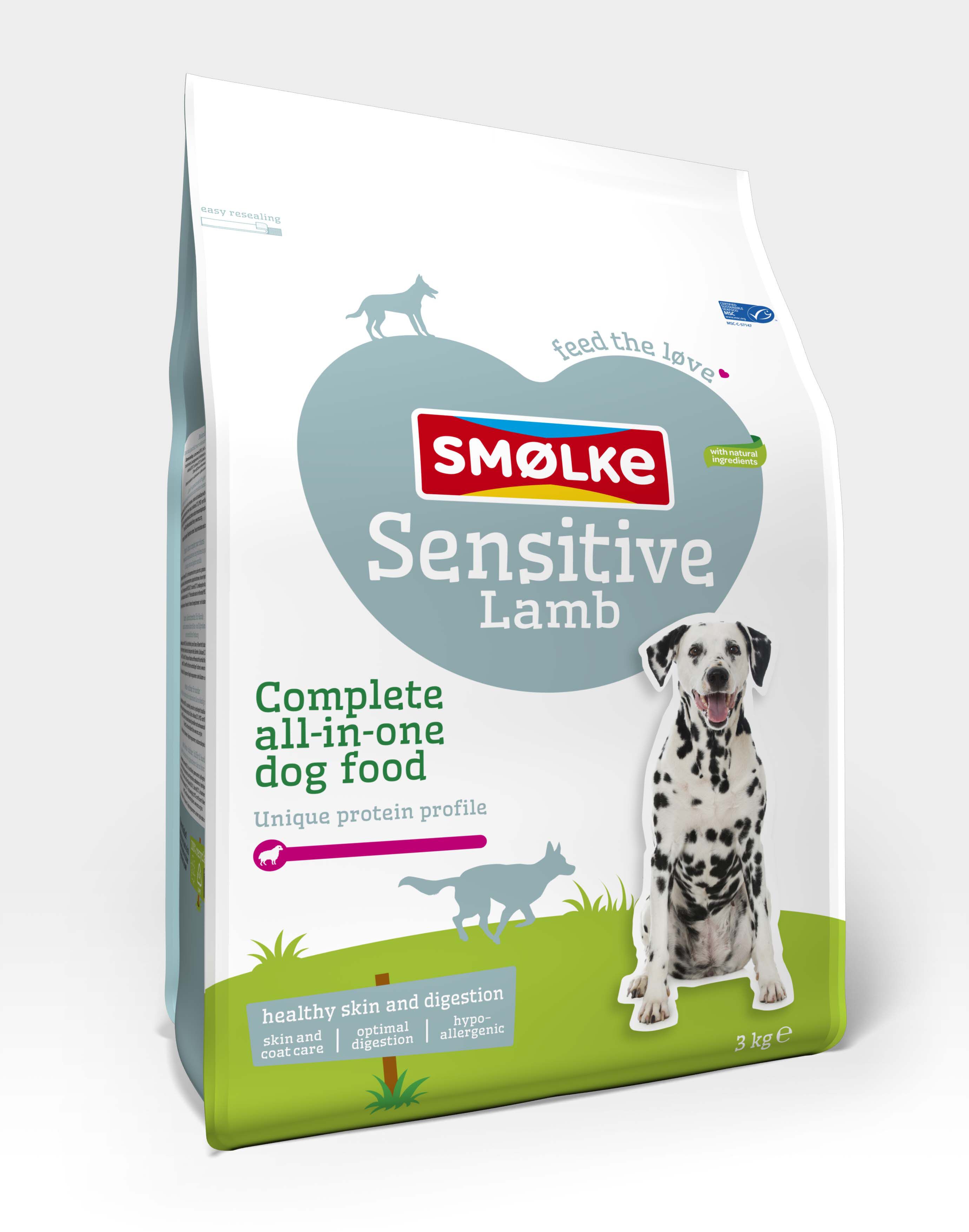 Smölke Sensitive - Hondenvoer - Lam - Rijst - 3 kg