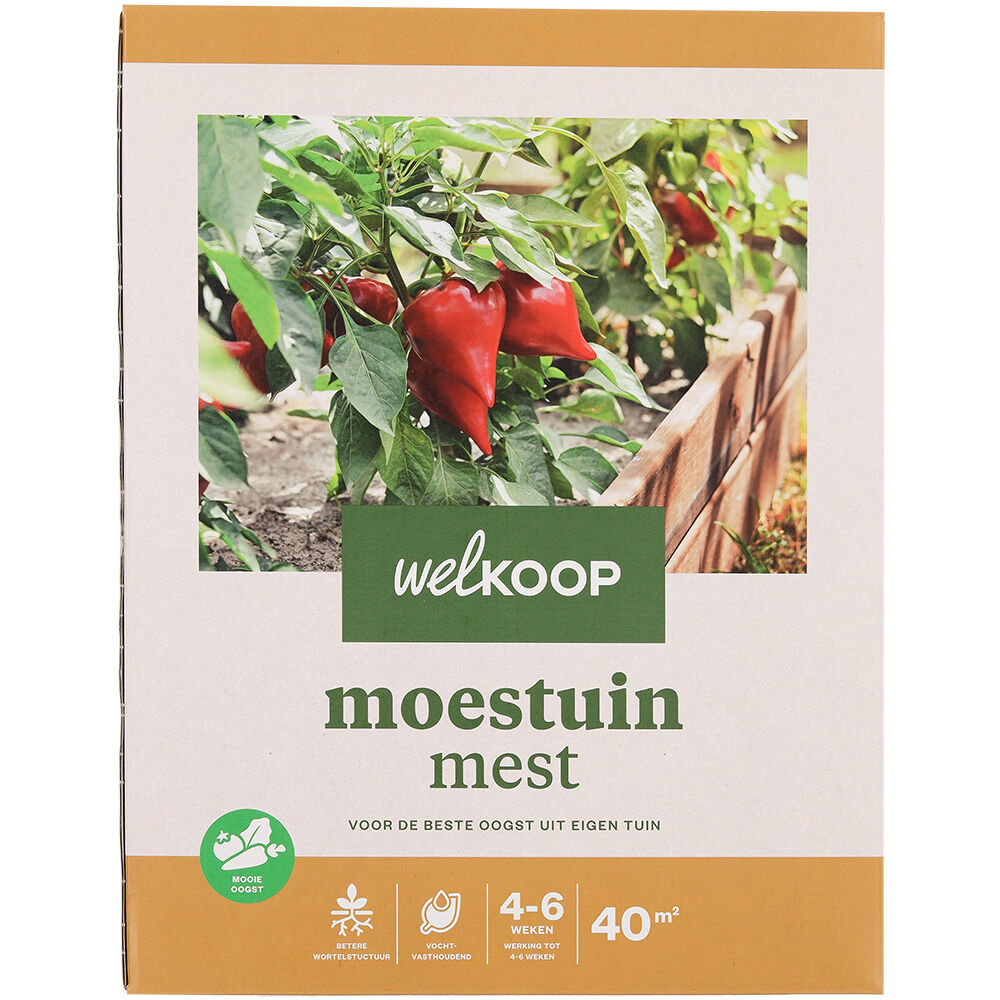 Welkoop - Moestuinmest - 40 m² - 4 kg