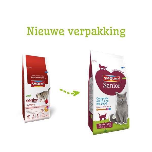 Smölke Senior - Kattenvoer - Kip - Vis - 2 kg