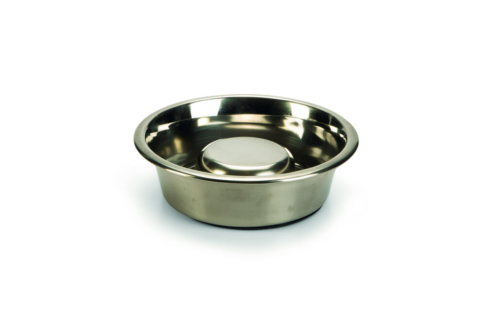 Beeztees Anti-Schrokbak RVS - Voerbak - 1.00 cm - 1.00 cm - 16.00 cm - 1.00 cm