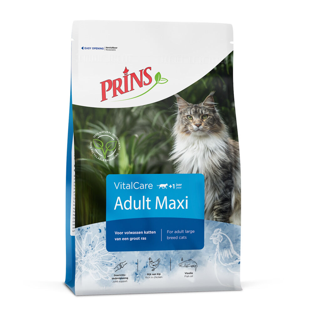 Prins Vital Care Adult maxi - Kattenvoer - Gevogelte - 1,5 kg