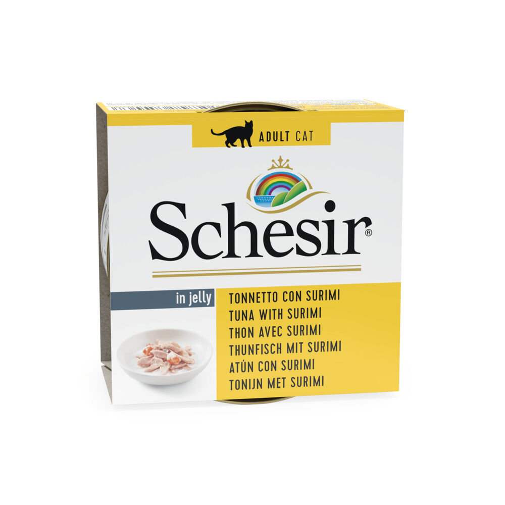 Schesir - Kattenvoer in Gelei - Tonijn - 85 gram Schesir - Kattenvoer in Gelei - Tonijn - 85 gram