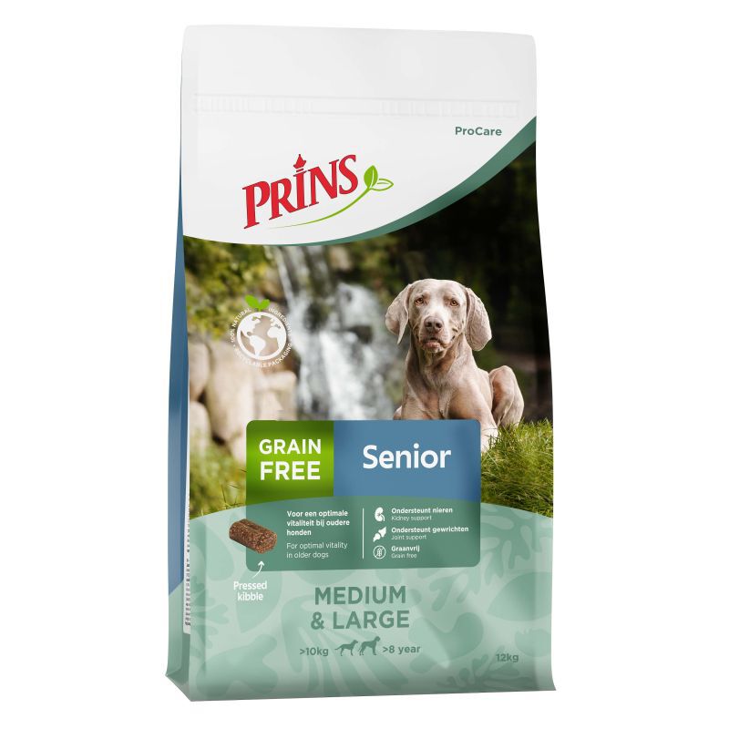 Prins ProCare Grainfree Senior Fit - Hondenvoer - 12 kg