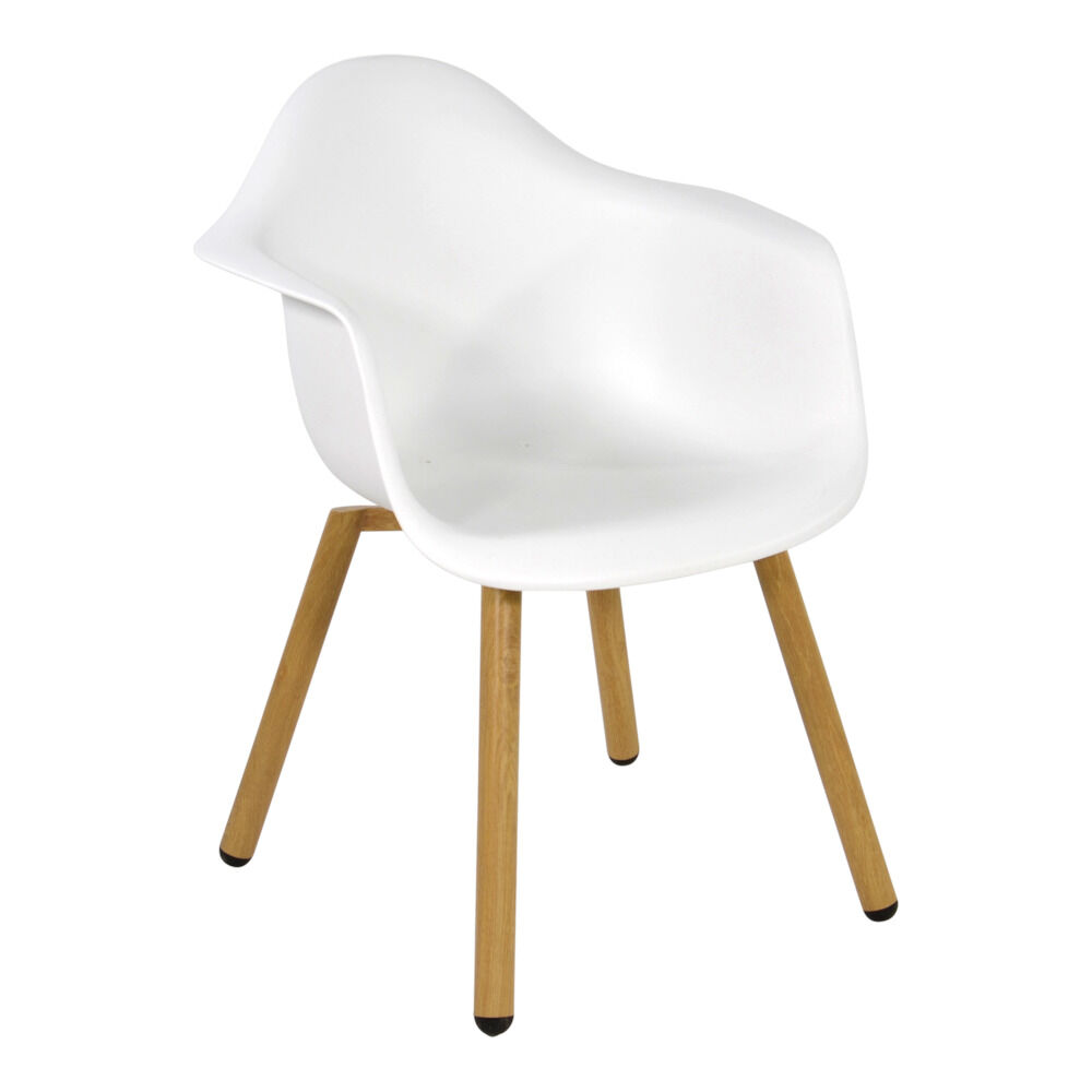 Lesli Living Montreux - Tuinstoel - 1.00 cm - Wit - 1.00 cm - 1.00 cm