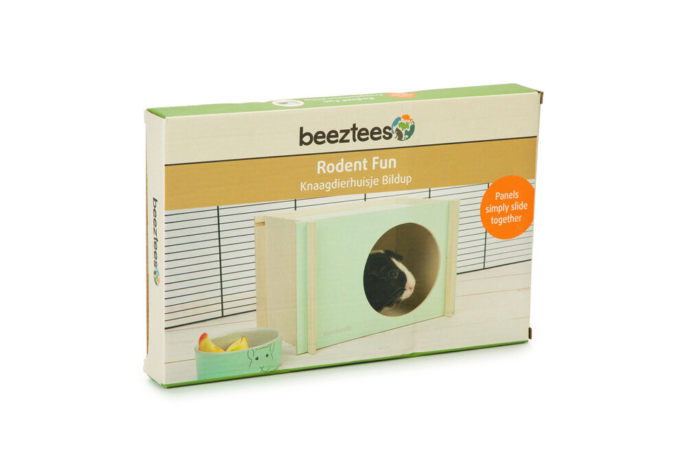 Beeztees Bildup - Caviahuis - 3.00 cm - Mint - 18.00 cm - M - 28.00 cm