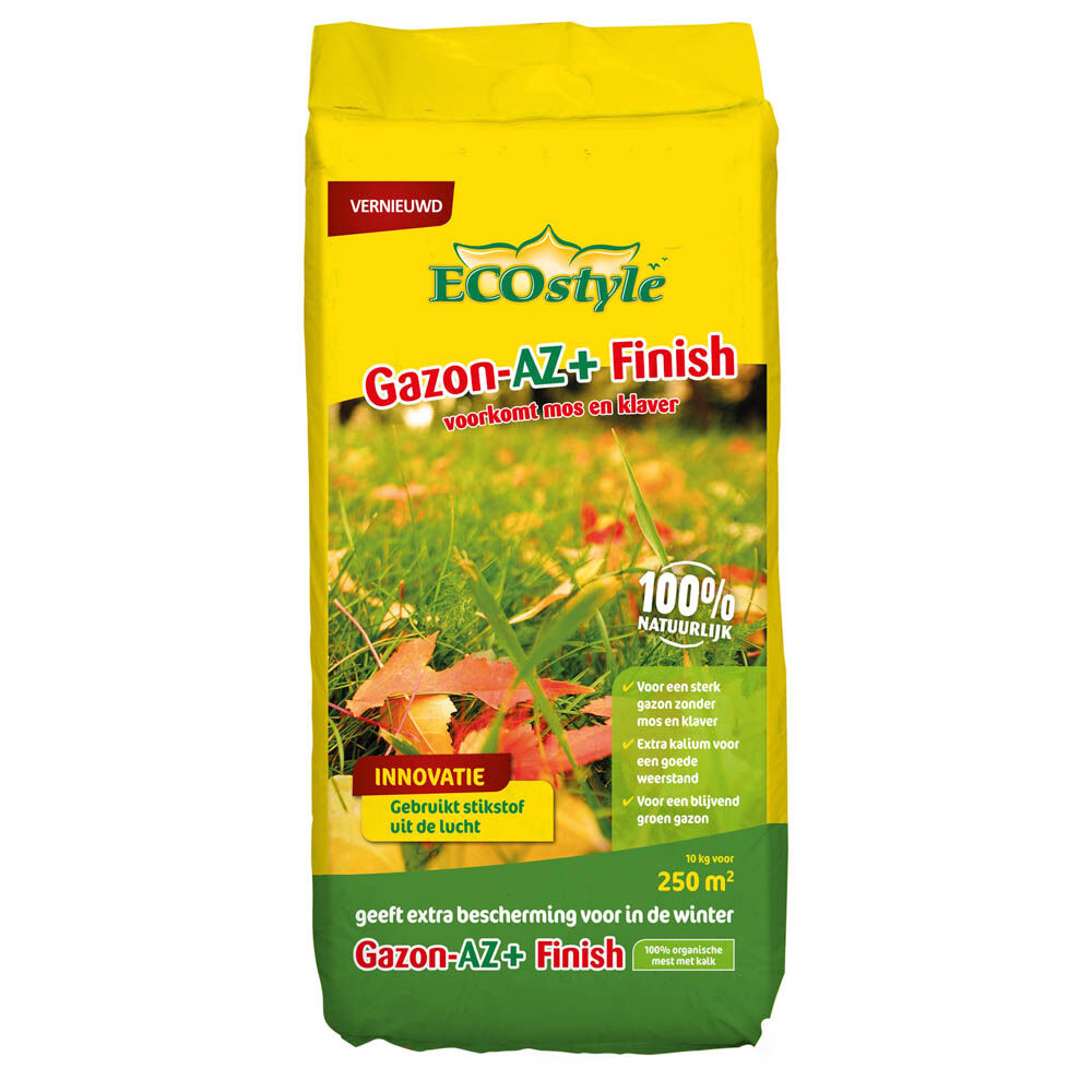ECOstyle Gazon-AZ Finish - Gazonmeststof - 250 m² - 10 kg